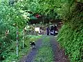 雨畑温泉側からの登山口