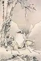 雪中人物図 松本市美術館
