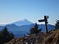 雲取山山頂からの富士山