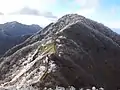 鬼ヶ岩ノ頭より霧氷の蛭ヶ岳（2015年12月）