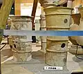 円筒埴輪まほらの館展示。