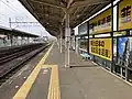 1番線ホーム(2023年4月)