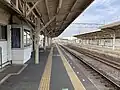 2番線ホーム(2023年4月)