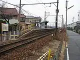 駅舎設置前の須賀駅