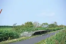 旧天北線飛行場前駅跡