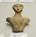 土偶（重要文化財）京都大学総合博物館企画展示。