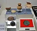 画文帯四獣鏡・土師器那珂川町なす風土記の丘資料館展示。