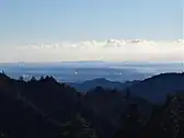 高水山から都心方面の眺め