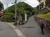 高源寺下の分岐