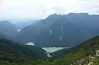 高瀬ダムと七倉ダム