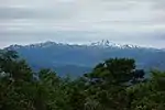 山頂から白山を望む