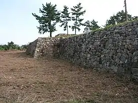 順天倭城の石垣