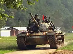 韓国陸軍のM48A5K、2012年。