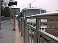 停車中の7000系(ホームドア設置前)