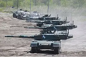 90式戦車（第72戦車連隊所属）
