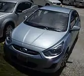 2代目（フロント）。ベース車同様ヒュンダイのエンブレムが装着されている。
