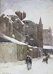 雪の裏通り（1895）