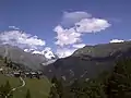 ツェルマットの山並み