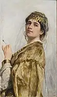 イスラムの美しい王妃カタルーニャ美術館蔵