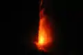 エトナ火山の噴火