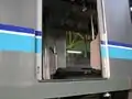 11次車の座席を取り外した様子