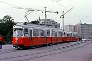 営業運転開始直後のE6形（1979年撮影）