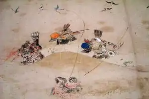 絵巻物「後三年合戦絵詞」(東京国立博物館蔵)
