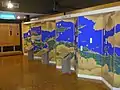 「追分節の源流と足跡」屏風3