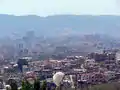 ティラナ周辺部の丘陵地