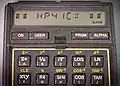 HP-41CXの英数字ディスプレイ