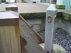 0哩標識(旧 新橋停車場、鉄道記念物)