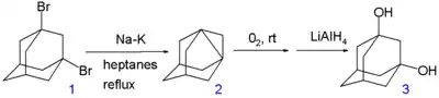 Scheme 1. 1,3-dehydroadamantane synthesis