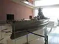 大和ひろばの1/10戦艦大和(艦首)。