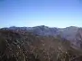 鷹ノ巣山より見た雲取山