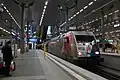 ベルリン中央駅でのEN477 牽引車両