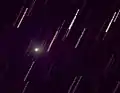 2010年10月6日、4インチの望遠鏡で撮影したハートレー第2彗星。