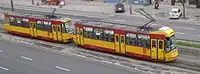 ワルシャワ市電（2008年撮影）