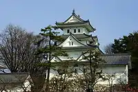 改修後の復元天守