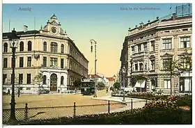 1910年代のウースチー・ナド・ラベム市電（1899年撮影）