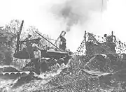 イギリスの12インチ列車榴弾砲（1918年5月の撮影）