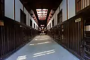 五翼放射状平屋舎房（内部）（2013年7月）