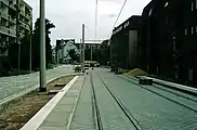 延伸工事中の旧市街（1999年撮影）