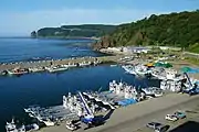 プユニ岬と第1港区（旧港区）（2014年8月）