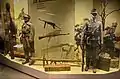 左が突撃砲兵の軍服。履いているのはフェルト製ブーツ