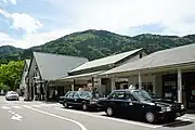 駅前タクシー乗場（2015年5月）