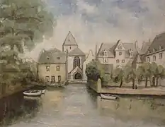 《ロクマリア(フランス語版)教会》(グワッシュ、1927年)