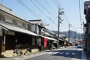 旧山陽道矢掛宿の景観