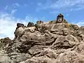 十六羅漢岩 (舎利佛、普賢菩薩、釈迦牟尼仏、目連)