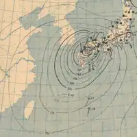 枕崎台風(1945年9月17日)
