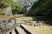 本丸の大手虎口